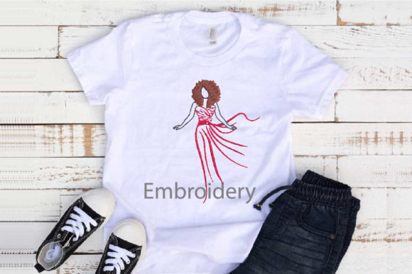 Afro Queen Black Woman: A Holiday Embroidery Review