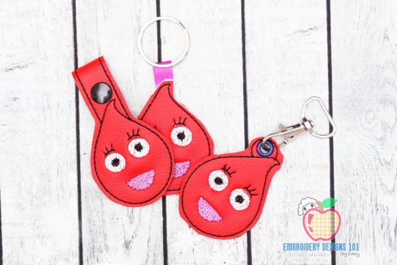 Blood Drop Cartoon Keyfob: Holiday Review