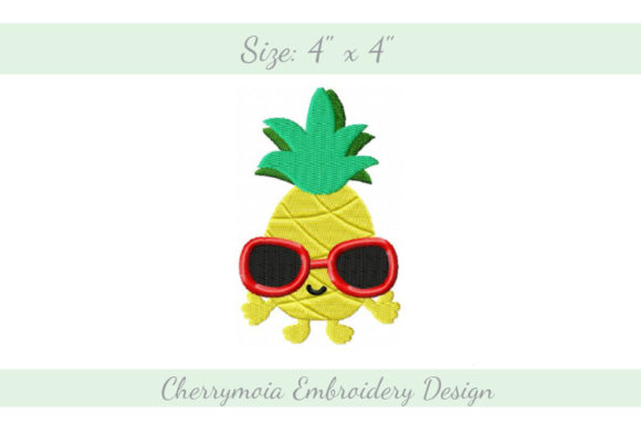 Cool Pineapple: A Sweet Summer Embroidery Design Review