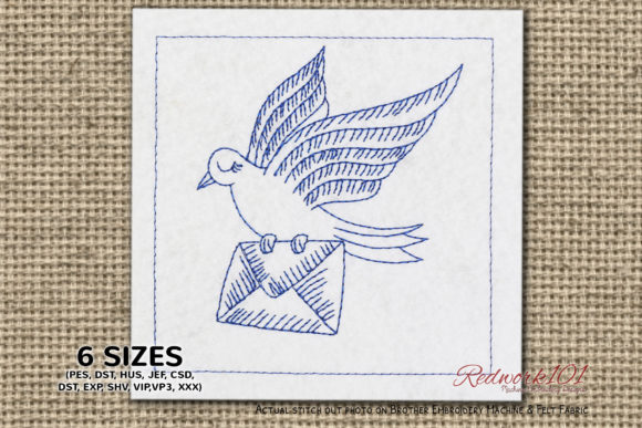 Review: Love Bird Carrying Letter Lineart Design