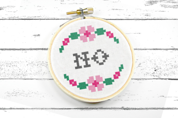 Review: No Faux Cross Stitch with Floral Border