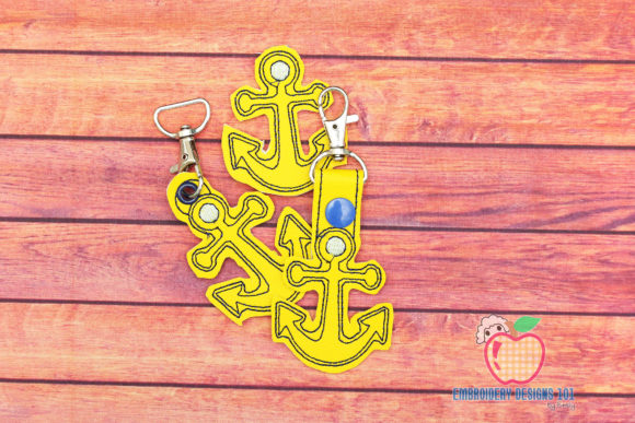 Reviewing Boat Anchor Keyfob Keychain ITH for Etsy Shops