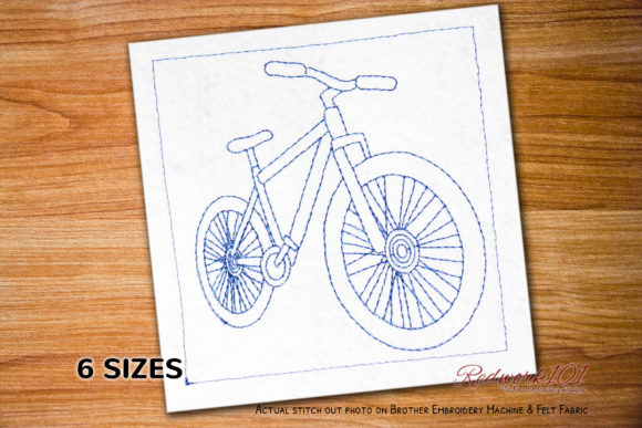 Reviewing Realistic Bicycle Redwork for Holiday Crafts